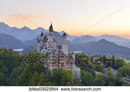 "Schloss Neuschwanstein castle, Allgau, Schwangau, Ostallgau, Allgau, Schwabia, Bavaria, Germany, Europe" View Large Photo Image Picture - "Schloss Neuschwanstein castle, Allgau, Schwangau, Ostallgau, Allgau, Schwabia, Bavaria, Germany, Europe". Fotosearch