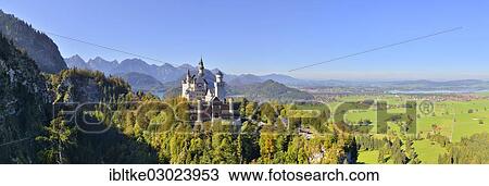 "Schloss Neuschwanstein castle, Allgau, Schwangau, Ostallgau, Allgau, Schwabia, Bavaria, Germany, Europe" View Large Photo Image Stock Image - "Schloss Neuschwanstein castle, Allgau, Schwangau, Ostallgau, Allgau, Schwabia, Bavaria, Germany, Europe". Fotosearch