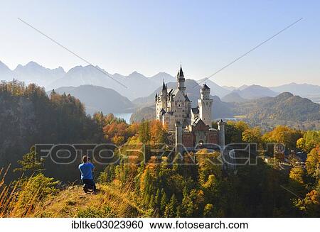 "Schloss Neuschwanstein castle, Allgau, Schwangau, Ostallgau, Allgau, Schwabia, Bavaria, Germany, Europe" View Large Photo Image Stock Image - "Schloss Neuschwanstein castle, Allgau, Schwangau, Ostallgau, Allgau, Schwabia, Bavaria, Germany, Europe". Fotosearch