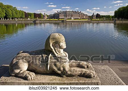 "Schloss Nordkirchen Palace, a Baroque moated palace, Nordkirchen, Westmunsterland, Munsterland, North Rhine-Westphalia, Germany, Europe" View Large Photo Image Stock Photography - "Schloss Nordkirchen Palace, a Baroque moated palace, Nordkirchen, Westmunsterland, Munsterland, North Rhine-Westphalia, Germany, Europe". Fotosearch
