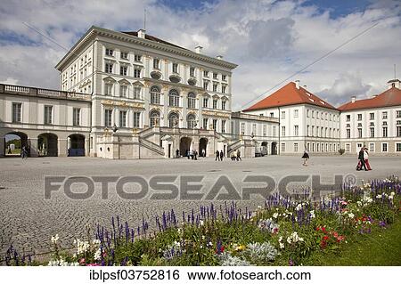 Stock Photograph - "Schloss Nymphenburg Palace, Munich, Upper Bavaria, Bavaria, Germany, Europe". Fotosearch