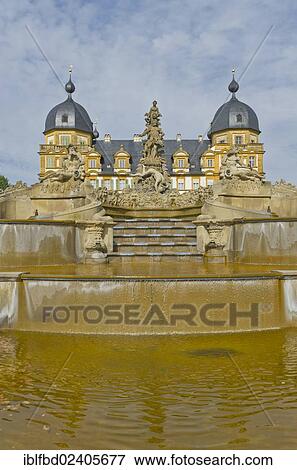"Schloss Seehof palace with water cascades, Memmelsdorf, Bavaria, Germany, Europe" View Large Photo Image Stock Photo - "Schloss Seehof palace with water cascades, Memmelsdorf, Bavaria, Germany, Europe". Fotosearch