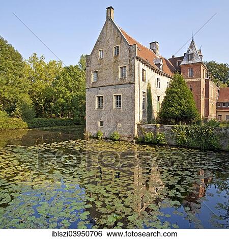 Stock Photograph - "Schloss Senden castle, Senden, Munsterland, North Rhine-Westphalia, Germany, Europe". Fotosearch