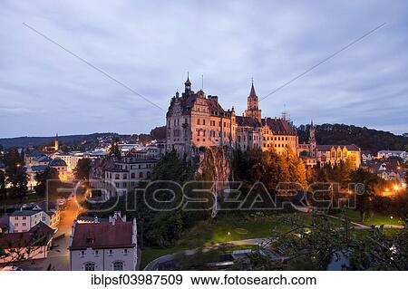 "Schloss Sigmaringen Castle, a Hohenzollern castle, royal residential palace and administrative seat of the Princes of Hohenzollern-Sigmaringen, Sigmaringen, Baden-Wurttemberg, Germany, Europe" View Large Photo Image Stock Photo - "Schloss Sigmaringen Castle, a Hohenzollern castle, royal residential palace and administrative seat of the Princes of Hohenzollern-Sigmaringen, Sigmaringen, Baden-Wurttemberg, Germany, Europe". Fotosearch