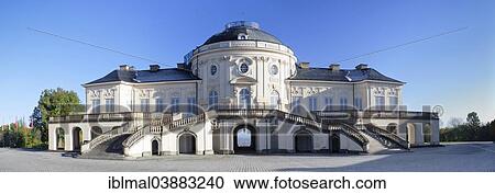 Stock Image - "Schloss Solitude Castle, near Stuttgart, Baden-Wurttemberg, Germany, Europe". Fotosearch