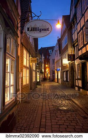 "Schnoor Quarter, old town of Bremen, Germany, Europe" View Large Photo Image Stock Image - "Schnoor Quarter, old town of Bremen, Germany, Europe". Fotosearch