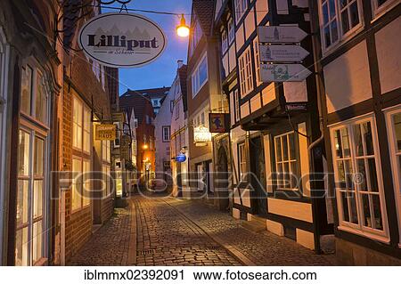 "Schnoor Quarter, old town of Bremen, Germany, Europe" View Large Photo Image Stock Image - "Schnoor Quarter, old town of Bremen, Germany, Europe". Fotosearch