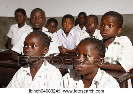 "School children in school uniform during class, Kinshasa, Congo, Africa" View Large Photo Image Stock Photography - "School children in school uniform during class, Kinshasa, Congo, Africa". Fotosearch