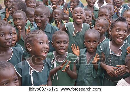 "School children singing, near Bo, Bo District, Sierra Leone, Africa" View Large Photo Image Stock Photography - "School children singing, near Bo, Bo District, Sierra Leone, Africa". Fotosearch