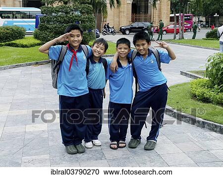 "Schoolboys, Ho Chi Minh City, Vietnam, Asia" View Large Photo Image Stock Image - "Schoolboys, Ho Chi Minh City, Vietnam, Asia". Fotosearch