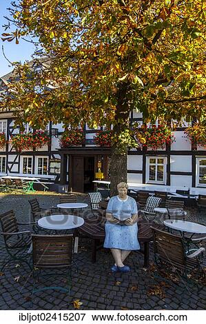 Stock Photo - Schuette Hotel and Restaurant, Oberkirchen, a district of the town of Schmallenberg, Hochsauerlandkreis district, Sauerland, North Rhine-Westphalia, Germany, Europe. Fotosearch