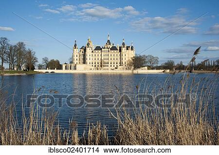 Picture - "Schwerin Castle, Schwerin, Mecklenburg-Western Pomerania, Germany, Europe". Fotosearch