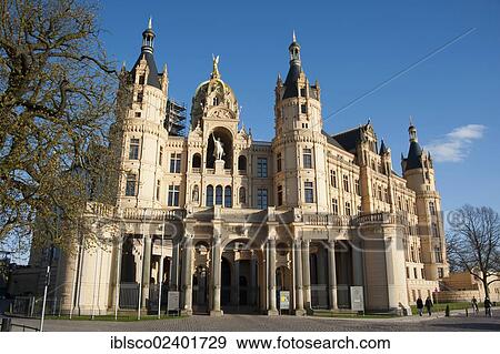 "Schwerin Castle, Schwerin, Mecklenburg-Western Pomerania, Germany, Europe" View Large Photo Image Stock Photo - "Schwerin Castle, Schwerin, Mecklenburg-Western Pomerania, Germany, Europe". Fotosearch