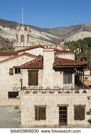 "Scotty's Castle or Death Valley Ranch, Grapevine Mountains, Death Valley National Park, California, USA" View Large Photo Image Stock Image - "Scotty's Castle or Death Valley Ranch, Grapevine Mountains, Death Valley National Park, California, USA". Fotosearch