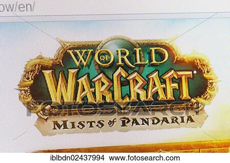 Picture - Screenshot of the World of Warcraft homepage. Fotosearch