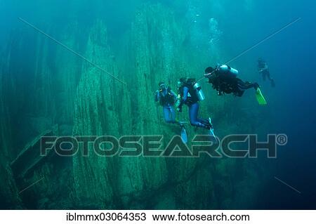 "Scuba divers in Barracuda Lake, Bancuan, Naturschutzgebiet Coron, Calamian Islands, Palawan, Mimaropa, Philippines, Asia" View Large Photo Image Stock Image - "Scuba divers in Barracuda Lake, Bancuan, Naturschutzgebiet Coron, Calamian Islands, Palawan, Mimaropa, Philippines, Asia". Fotosearch