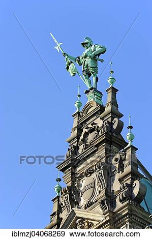 "Sculpture at the Town Hall, Neo-Renaissance, Hamburg, Germany, Europe" View Large Photo Image Stock Photo - "Sculpture at the Town Hall, Neo-Renaissance, Hamburg, Germany, Europe". Fotosearch