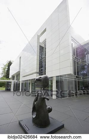 "Sculpture by Joan Miro in front of Museum Frieder Burda, architect Richard Meier, Baden-Baden, Black Forest, Baden-Wuerttemberg, Germany, Europe" View Large Photo Image Picture - "Sculpture by Joan Miro in front of Museum Frieder Burda, architect Richard Meier, Baden-Baden, Black Forest, Baden-Wuerttemberg, Germany, Europe". Fotosearch
