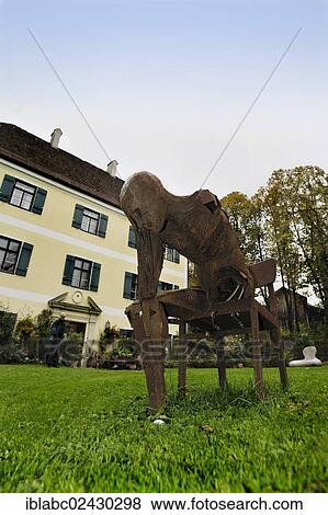 "Sculpture by Peter Heel, Unteres Schloss, Lower Castle, Paehl, Bavaria, Germany, Europe" View Large Photo Image Stock Photo - "Sculpture by Peter Heel, Unteres Schloss, Lower Castle, Paehl, Bavaria, Germany, Europe". Fotosearch