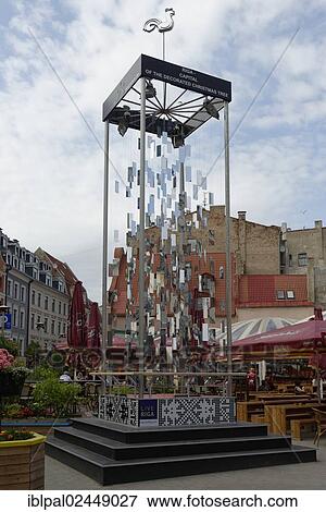 "Sculpture dedicated to 500 years of the decorated Christmas tree, historic town centre, Riga, Latvia, Europe" View Large Photo Image Stock Photo - "Sculpture dedicated to 500 years of the decorated Christmas tree, historic town centre, Riga, Latvia, Europe". Fotosearch