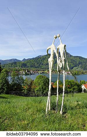 "Sculpture garden by Heinz Viehweger, at back Rottach-Egern on Tegernsee Lake, Upper Bavaria, Bavaria, Germany, Europe" View Large Photo Image Stock Photography - "Sculpture garden by Heinz Viehweger, at back Rottach-Egern on Tegernsee Lake, Upper Bavaria, Bavaria, Germany, Europe". Fotosearch