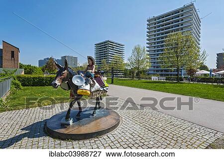 "Sculpture """"Go"""" by Pia Stadtbaumer, Petuel Park, Munich, Upper Bavaria, Bavaria, Germany, Europe" View Large Photo Image Stock Photo - "Sculpture """"Go"""" by Pia Stadtbaumer, Petuel Park, Munich, Upper Bavaria, Bavaria, Germany, Europe". Fotosearch