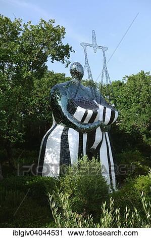 "Sculpture in the Giardino dei Tarocchi or Garden of the Tarot, by Niki de Saint Phalle and Jean Tinguely in Capalbio, Province of Grosseto, Tuscany, Italy, Europe" View Large Photo Image Stock Image - "Sculpture in the Giardino dei Tarocchi or Garden of the Tarot, by Niki de Saint Phalle and Jean Tinguely in Capalbio, Province of Grosseto, Tuscany, Italy, Europe". Fotosearch