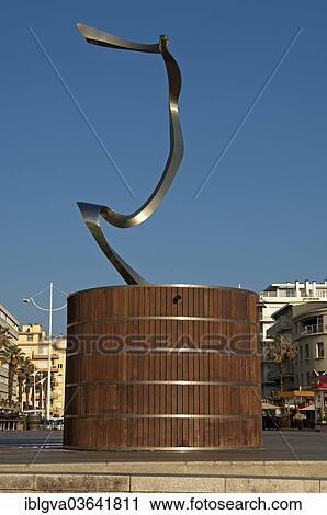 "Sculpture L'Aurore by Clemente Ochoa on the Place Mediterranee square, Canet-en-Roussillon, Region Languedoc-Roussillon, France, Europe" View Large Photo Image Stock Image - "Sculpture L'Aurore by Clemente Ochoa on the Place Mediterranee square, Canet-en-Roussillon, Region Languedoc-Roussillon, France, Europe". Fotosearch