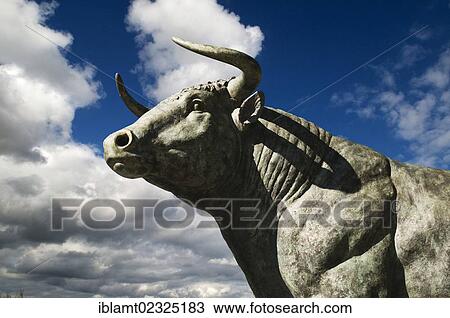 "Sculpture of a bull, symbolic image for the stock market rally, bull market, rising prices, PublicGround" View Large Photo Image Stock Image - "Sculpture of a bull, symbolic image for the stock market rally, bull market, rising prices, PublicGround". Fotosearch