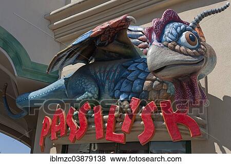 "Sculpture of a fantasy animal at the entrance of the Prater, Vienna, Vienna State, Austria, Europe" View Large Photo Image Stock Photo - "Sculpture of a fantasy animal at the entrance of the Prater, Vienna, Vienna State, Austria, Europe". Fotosearch
