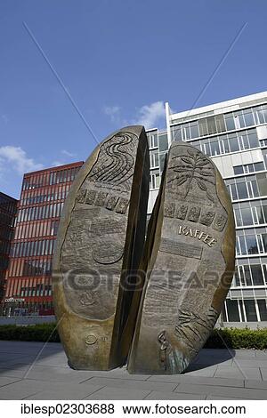 "Sculpture of a large coffee bean, International Coffee Plaza, Am Sandtorpark street, HafenCity, Hamburg, Hamburg, Germany, Europe" View Large Photo Image Stock Photo - "Sculpture of a large coffee bean, International Coffee Plaza, Am Sandtorpark street, HafenCity, Hamburg, Hamburg, Germany, Europe". Fotosearch