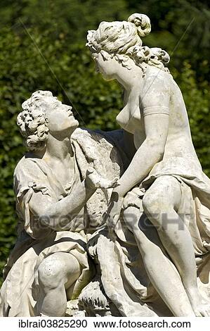 "Sculpture of a pair of lovers, East Parterre, Schlosspark palace gardens, Schloss Linderhof Palace, Upper Bavaria, Bavaria, Germany, Europe" View Large Photo Image Stock Image - "Sculpture of a pair of lovers, East Parterre, Schlosspark palace gardens, Schloss Linderhof Palace, Upper Bavaria, Bavaria, Germany, Europe". Fotosearch