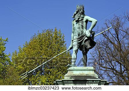 "Sculpture of Neptune, Neptune Fountain, Nuremberg City Park, Nuremberg, Middle Franconia, Bavaria, Germany, Europe" View Large Photo Image Stock Image - "Sculpture of Neptune, Neptune Fountain, Nuremberg City Park, Nuremberg, Middle Franconia, Bavaria, Germany, Europe". Fotosearch