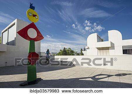 "Sculpture on the roof of the Miro Museum, Fundacio Joan Miro, Parc de Montjuic, Barcelona, Catalonia, Spain, Europe" View Large Photo Image Stock Image - "Sculpture on the roof of the Miro Museum, Fundacio Joan Miro, Parc de Montjuic, Barcelona, Catalonia, Spain, Europe". Fotosearch