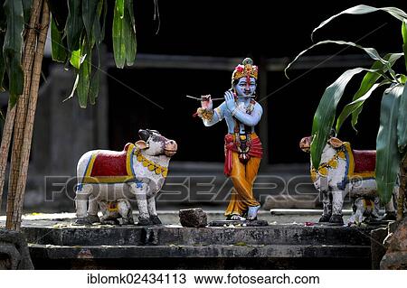 "Sculptures, Krishna, the god of shepherds with a flute and sacred cows, Ahilya Fort, Maheshwar, Madhya Pradesh, India, Asia" View Large Photo Image Stock Image - "Sculptures, Krishna, the god of shepherds with a flute and sacred cows, Ahilya Fort, Maheshwar, Madhya Pradesh, India, Asia". Fotosearch