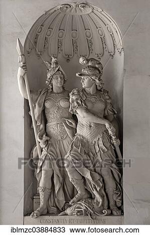 "Sculptures of Constantia, the personification of perseverance, and Fortitudine, the personification of bravery, inner Burgtor castle gate of the Hofburg Imperial Palace, Vienna, Vienna State, Austria, Europe" View Large Photo Image Stock Image - "Sculptures of Constantia, the personification of perseverance, and Fortitudine, the personification of bravery, inner Burgtor castle gate of the Hofburg Imperial Palace, Vienna, Vienna State, Austria, Europe". Fotosearch