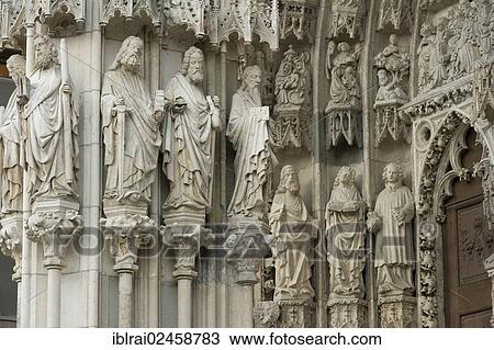 "Sculptures of saints on the portal, St. Peter's Cathedral, Regensburg, Upper Palatinate, Bavaria, Germany, Europe" View Large Photo Image Stock Image - "Sculptures of saints on the portal, St. Peter's Cathedral, Regensburg, Upper Palatinate, Bavaria, Germany, Europe". Fotosearch