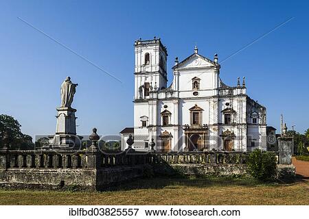 Stock Photo - "Se Cathedral, 16th century, Old Goa, Goa, India, Asia". Fotosearch