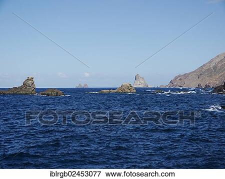 "Sea at Roque de las Bodegas, Tenerife, Canary Islands, Spain, Europe" View Large Photo Image Stock Photo - "Sea at Roque de las Bodegas, Tenerife, Canary Islands, Spain, Europe". Fotosearch