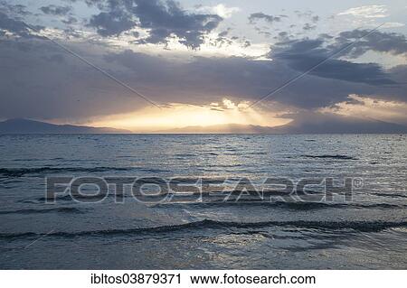 "Sea, evening mood, Chalkidiki, Greece, Europe" View Large Photo Image Stock Image - "Sea, evening mood, Chalkidiki, Greece, Europe". Fotosearch