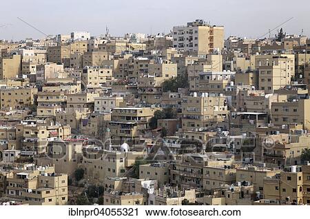 "Sea of houses, view from the Amman Citadel, Amman, Jordan, Asia" View Large Photo Image Stock Image - "Sea of houses, view from the Amman Citadel, Amman, Jordan, Asia". Fotosearch