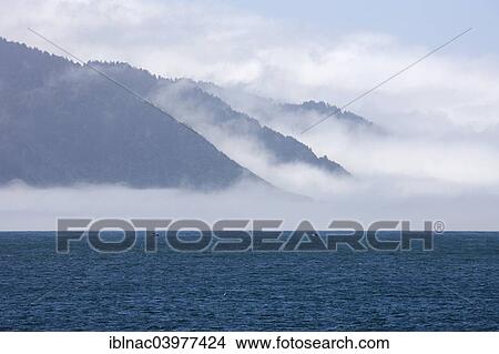 "Sea, water, mist, mountains, coast, near Crescent City, California, United States, North America" View Large Photo Image Picture - "Sea, water, mist, mountains, coast, near Crescent City, California, United States, North America". Fotosearch