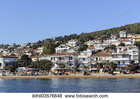 "Seaside settlement with beach, Kinaliada, Prince Islands, Istanbul, Asian side, Istanbul Province, Turkey, Asia" View Large Photo Image Stock Photo - "Seaside settlement with beach, Kinaliada, Prince Islands, Istanbul, Asian side, Istanbul Province, Turkey, Asia". Fotosearch