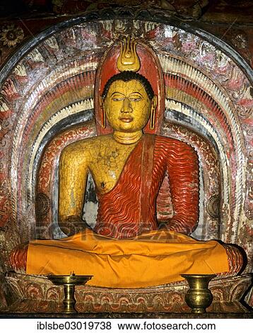 "Seated Buddha in the shrine, Degaldoruwa Cave Temple, Kandy, Zentralprovinz, Sri Lanka, Asia" View Large Photo Image Stock Photo - "Seated Buddha in the shrine, Degaldoruwa Cave Temple, Kandy, Zentralprovinz, Sri Lanka, Asia". Fotosearch