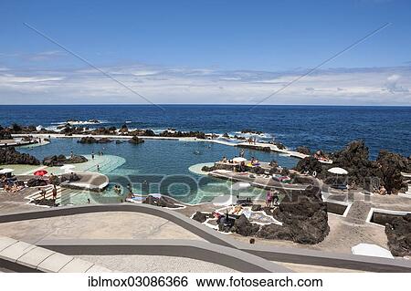"Seawater pool, Lanceiros, Porto Moniz, Madeira, Portugal, Europe" View Large Photo Image Stock Photograph - "Seawater pool, Lanceiros, Porto Moniz, Madeira, Portugal, Europe". Fotosearch
