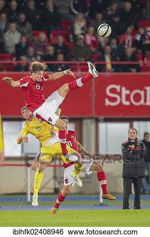 "Sebastian Proedl, #15 Austria, and Sergei Gridin, #11 Kazakhstan, fight for the ball during the WC qualifier soccer game on October 16, 2012 in Vienna, Austria, Europe" View Large Photo Image Stock Photograph - "Sebastian Proedl, #15 Austria, and Sergei Gridin, #11 Kazakhstan, fight for the ball during the WC qualifier soccer game on October 16, 2012 in Vienna, Austria, Europe". Fotosearch