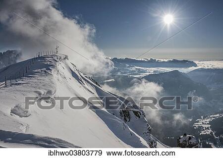 Stock Photo - "Seceda mountain, 2519 m, Dolomiti Superski ski carousel, Odle, Val Gardena Dolomites, Rainelles, Trentino-Alto Adige, Italy, Europe". Fotosearch