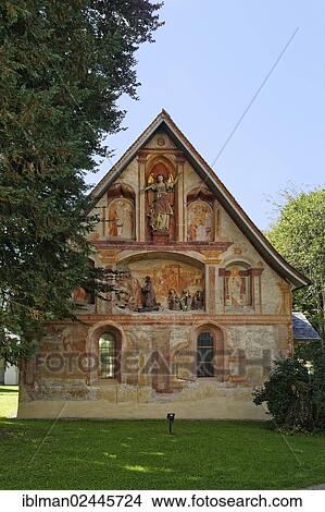 Picture - "Seelenkapelle, Soul Chapel, Oberstdorf Oberallgaeu, Allgaeu, Swabia, Bavaria, Germany, Europe, PublicGround, Europe". Fotosearch