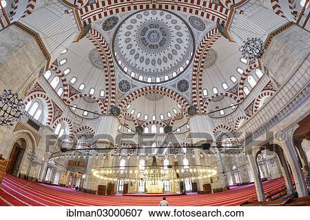 Stock Photo - "Sehzade Mosque, Prince Mosque, built by Sinan, Sehzade neighbourhood in the Fatih district, Fatih, Istanbul, European side, Istanbul Province, Turkey, European side, Europe". Fotosearch