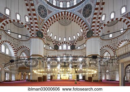Stock Photograph - "Sehzade Mosque, Prince Mosque, built by Sinan, Sehzade neighbourhood in the Fatih district, Fatih, Istanbul, European side, Istanbul Province, Turkey, European side, Europe". Fotosearch